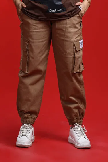 [MINOR FAULT] DARK KHAKI CARGO PANT