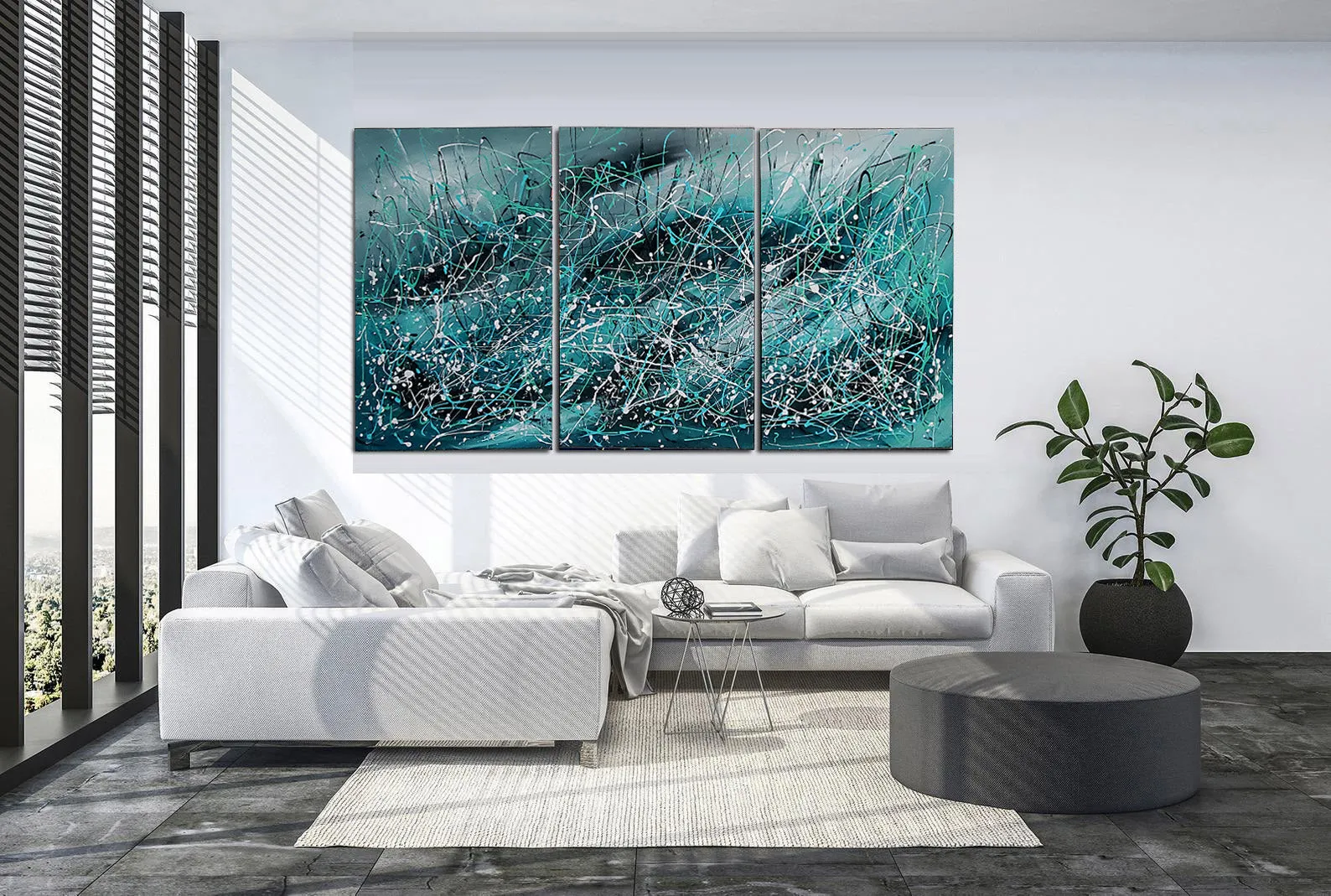 Modern Art 72, Wall Art Home Decor - Beauty in Peace