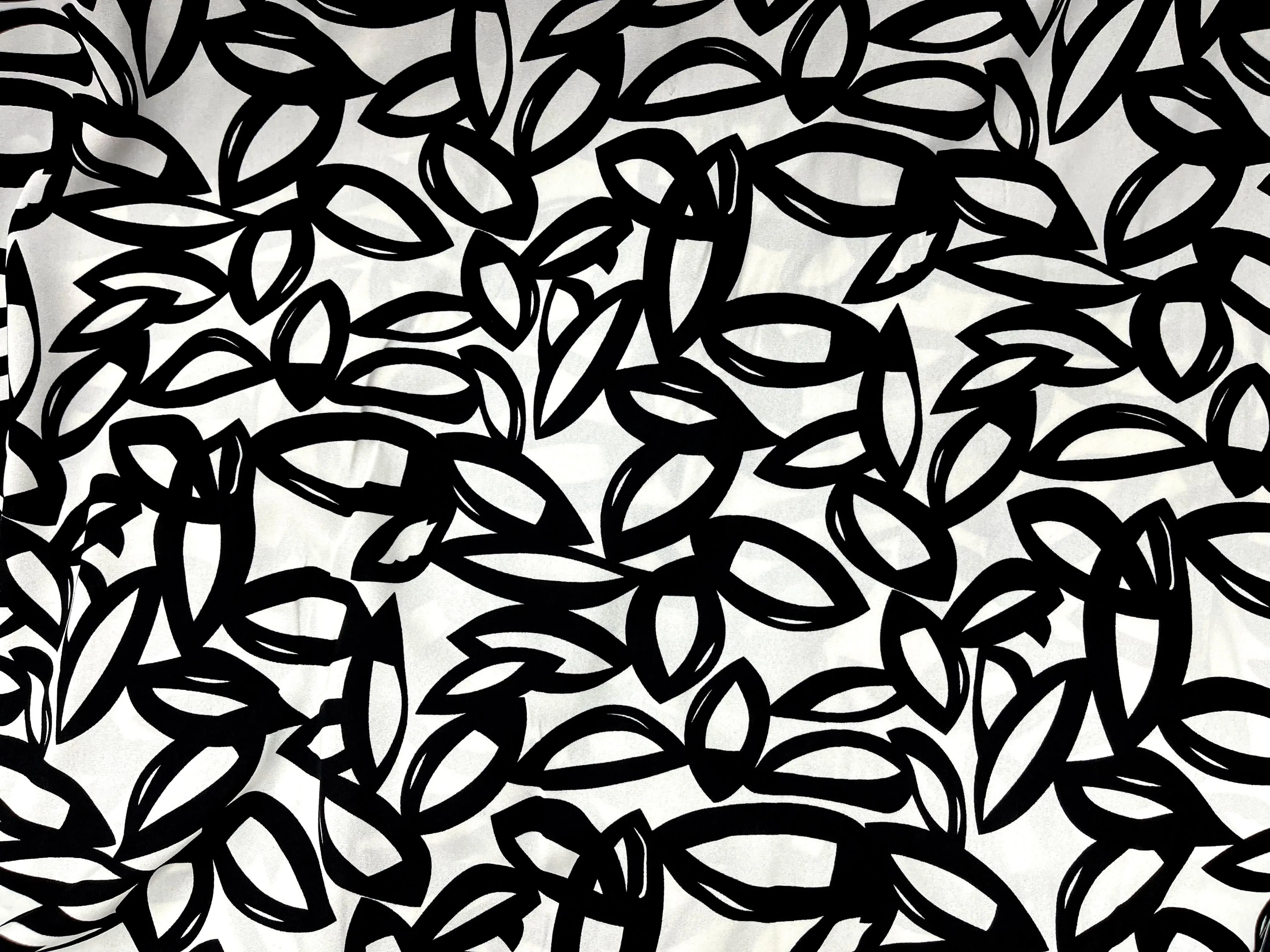 Modern Petals - Printed Moss Crepe