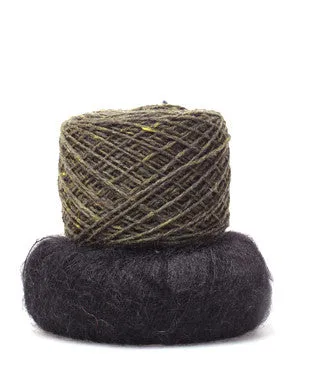 Modern Wrapper Using Brooklyn Tweed Loft and Rowan Kidsilk Haze