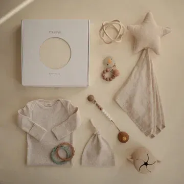 Mushie Baby Wrap draagdoek | Ivory