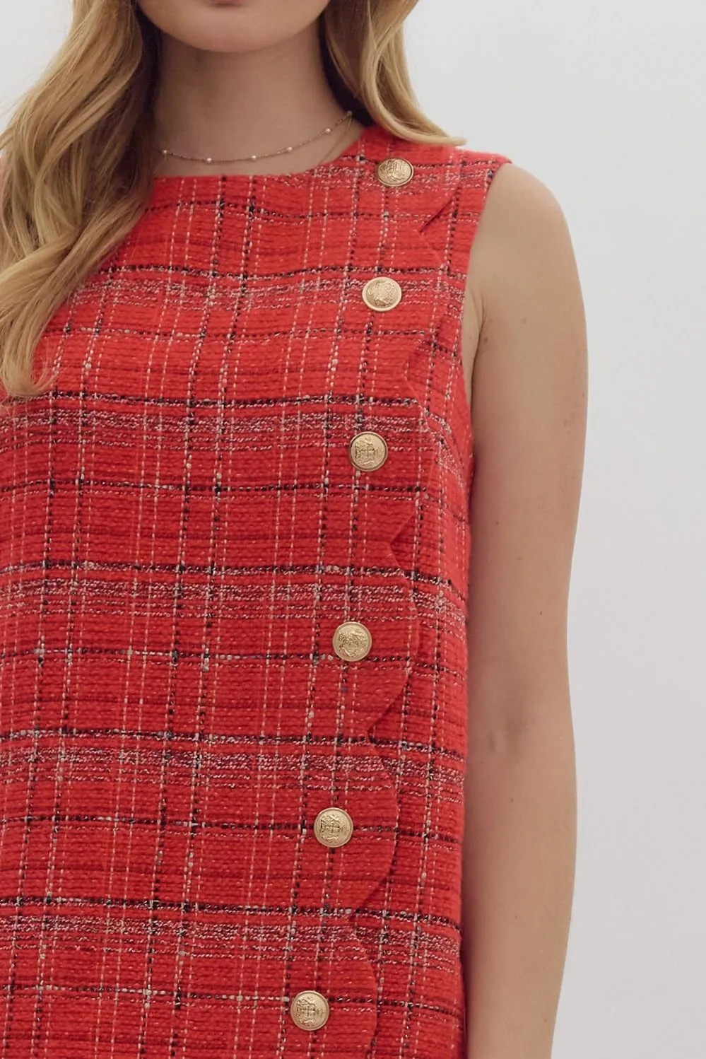 Nadine Plaid Dress