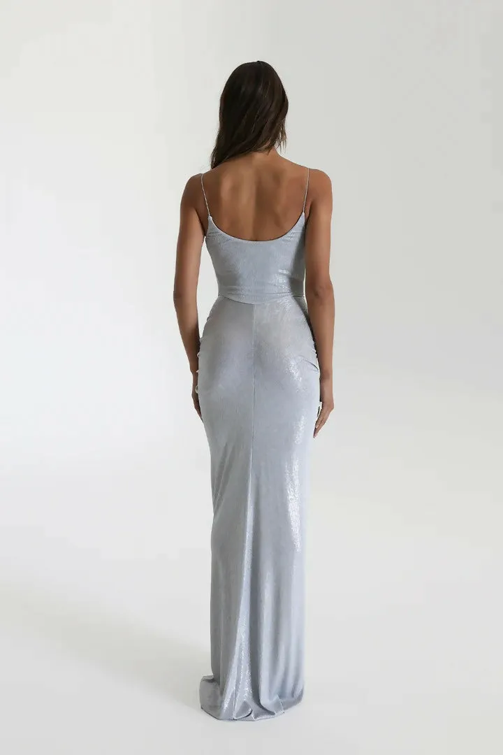 Natalie Rolt Allora Silver Gown