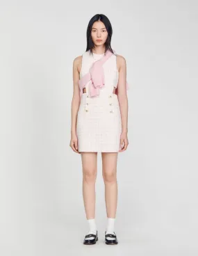 Openwork Tweed Dress