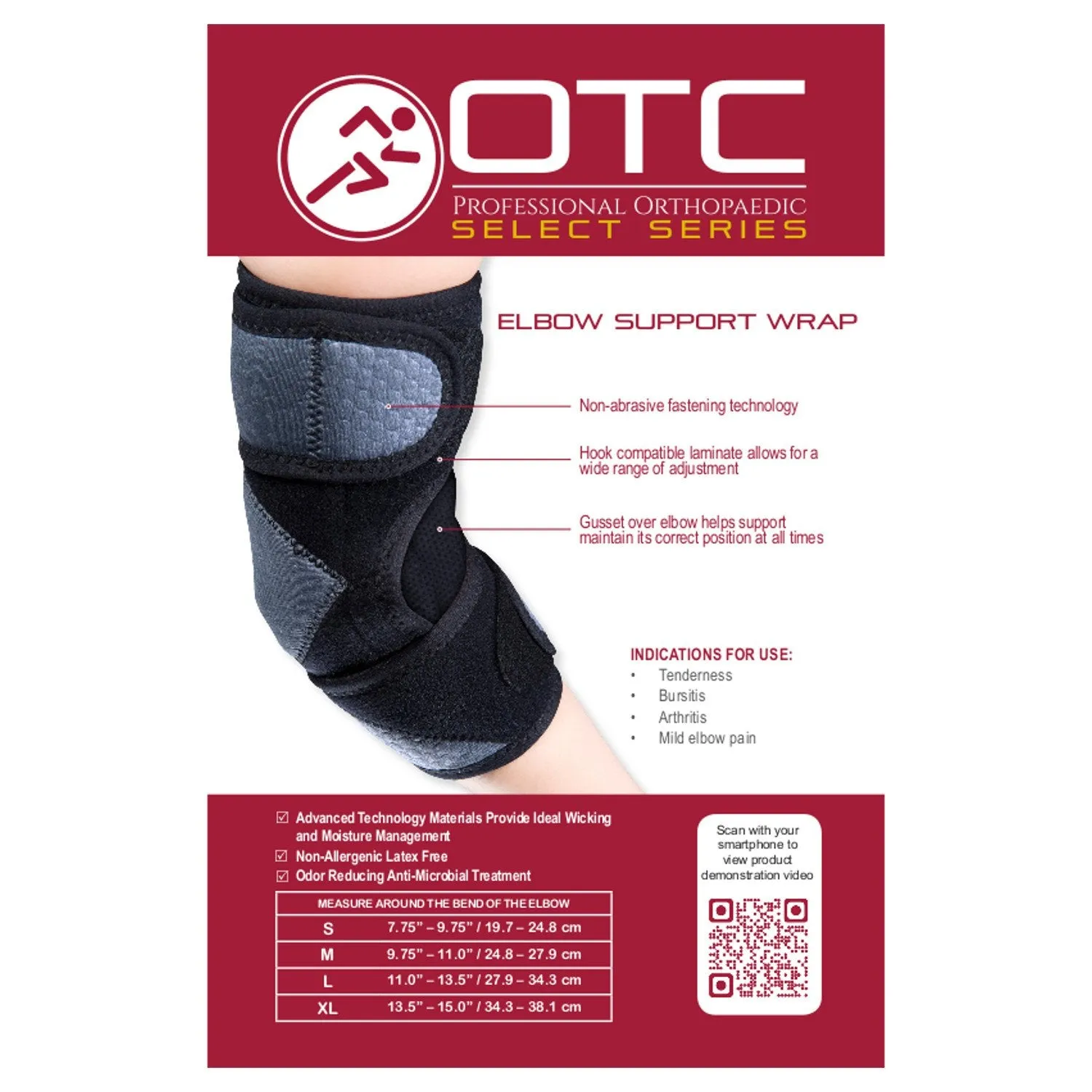 OTC ELBOW SUPPORT WRAP - 2429