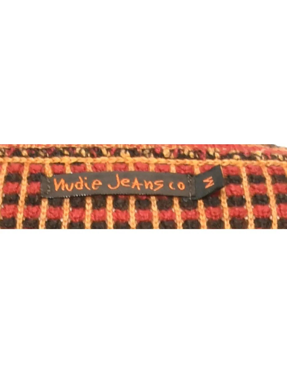 Patterned Brown Jumper - L