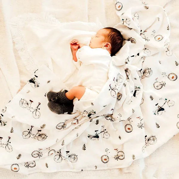 Pop Ya Tot Organic Cotton Swaddle Wrap - Ride On