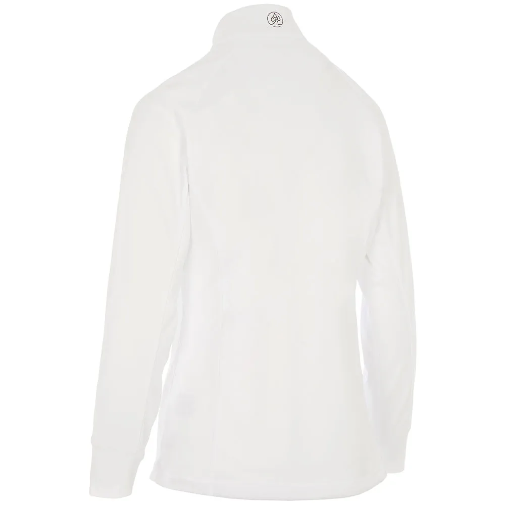 ProQuip Ladies Kristy Full Zip Pullover - White