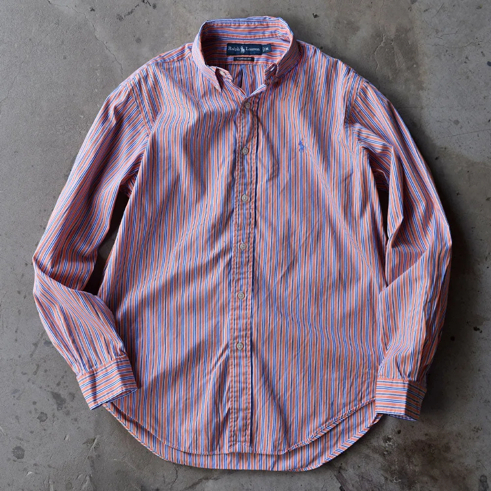 Ralph Lauren/ラルフ ローレン “CLASSIC FIT” マルチストライプ ボタンダウンシャツ　230530