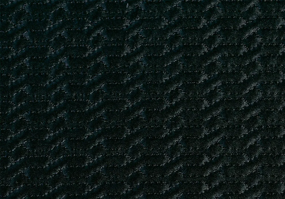 Raven's Wing Quilted Silk Charmeuse (Made in Italy)