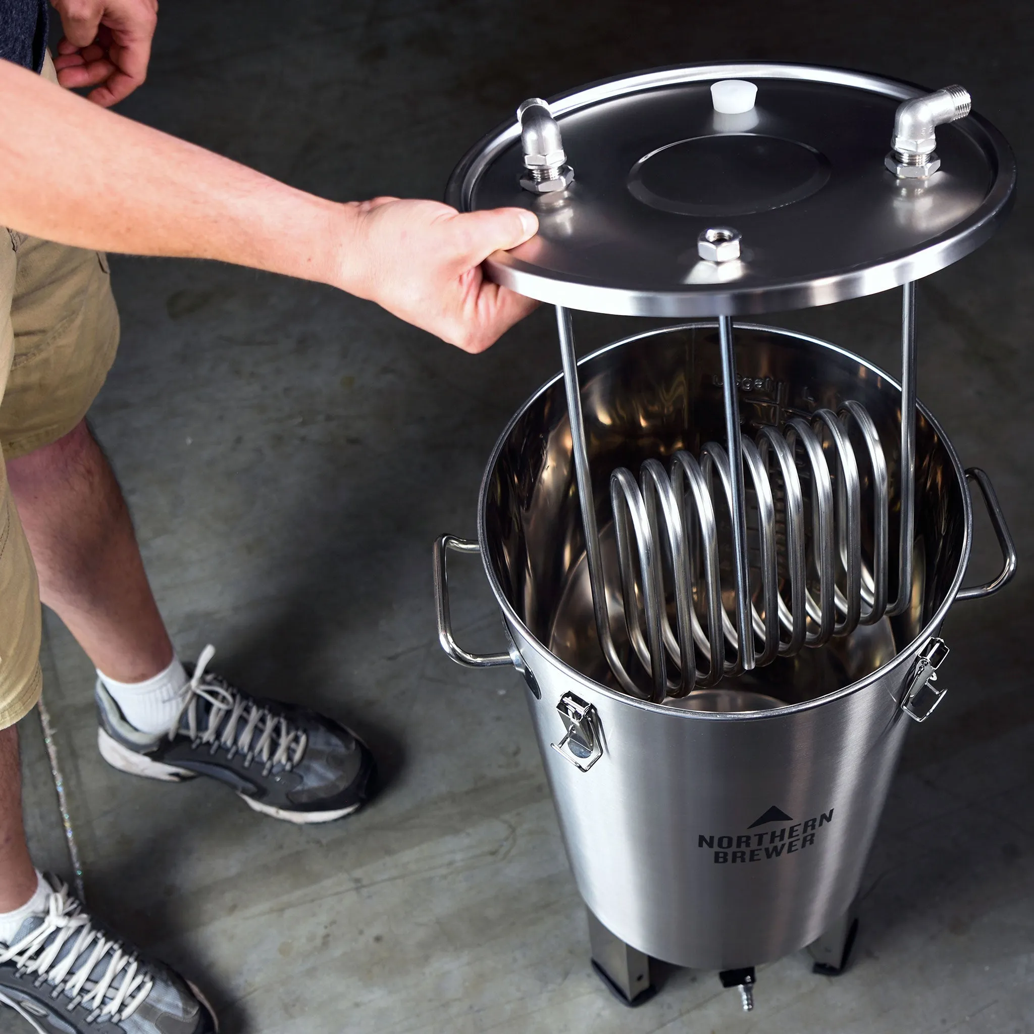 Reactor Stainless Steel Conical Fermenter Temperature Control Lid