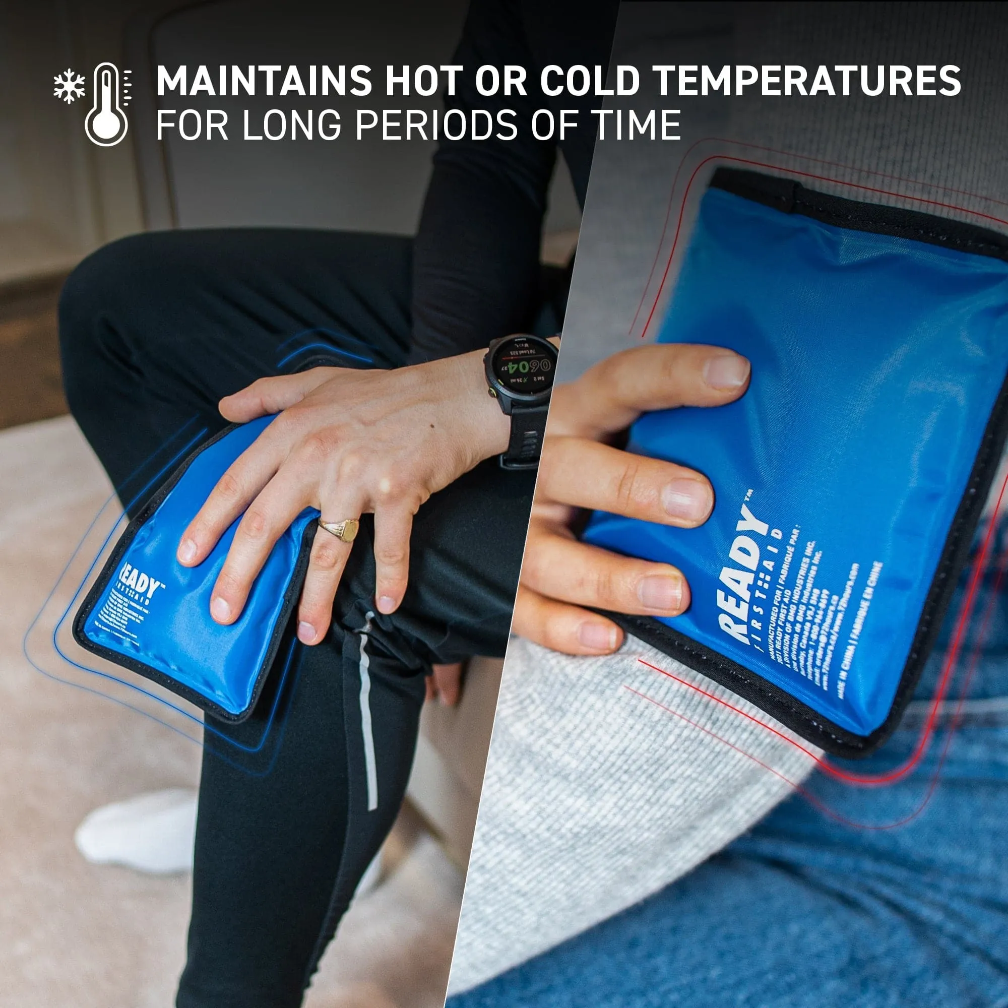 Ready First Aid Reusable Gel Cold & Hot Pack - 5" x 10",  (OPEN BOX)