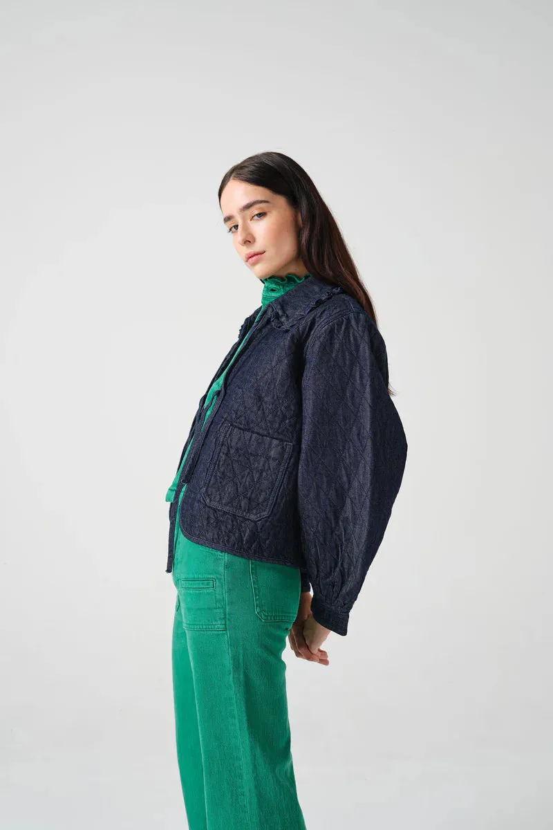 Seventy   Mochi Heidi Jacket Indigo Rinse