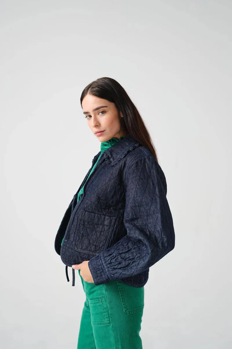 Seventy   Mochi Heidi Jacket Indigo Rinse