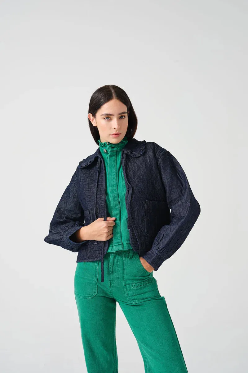 Seventy   Mochi Heidi Jacket Indigo Rinse