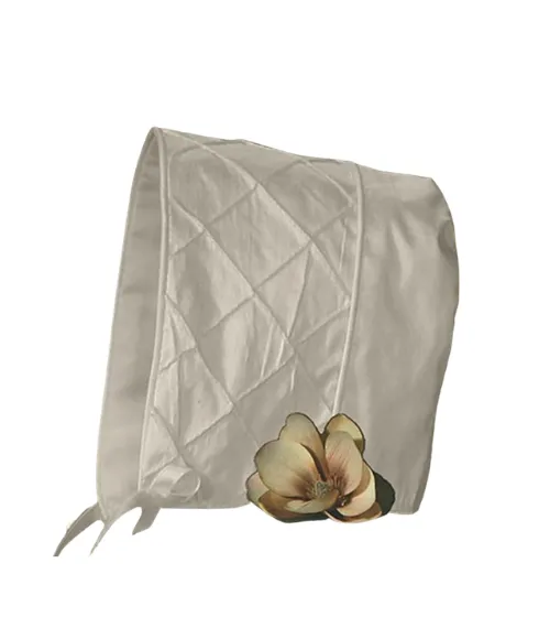 Silk Dupioni Christening Baptism Gown with Lattice Bodice