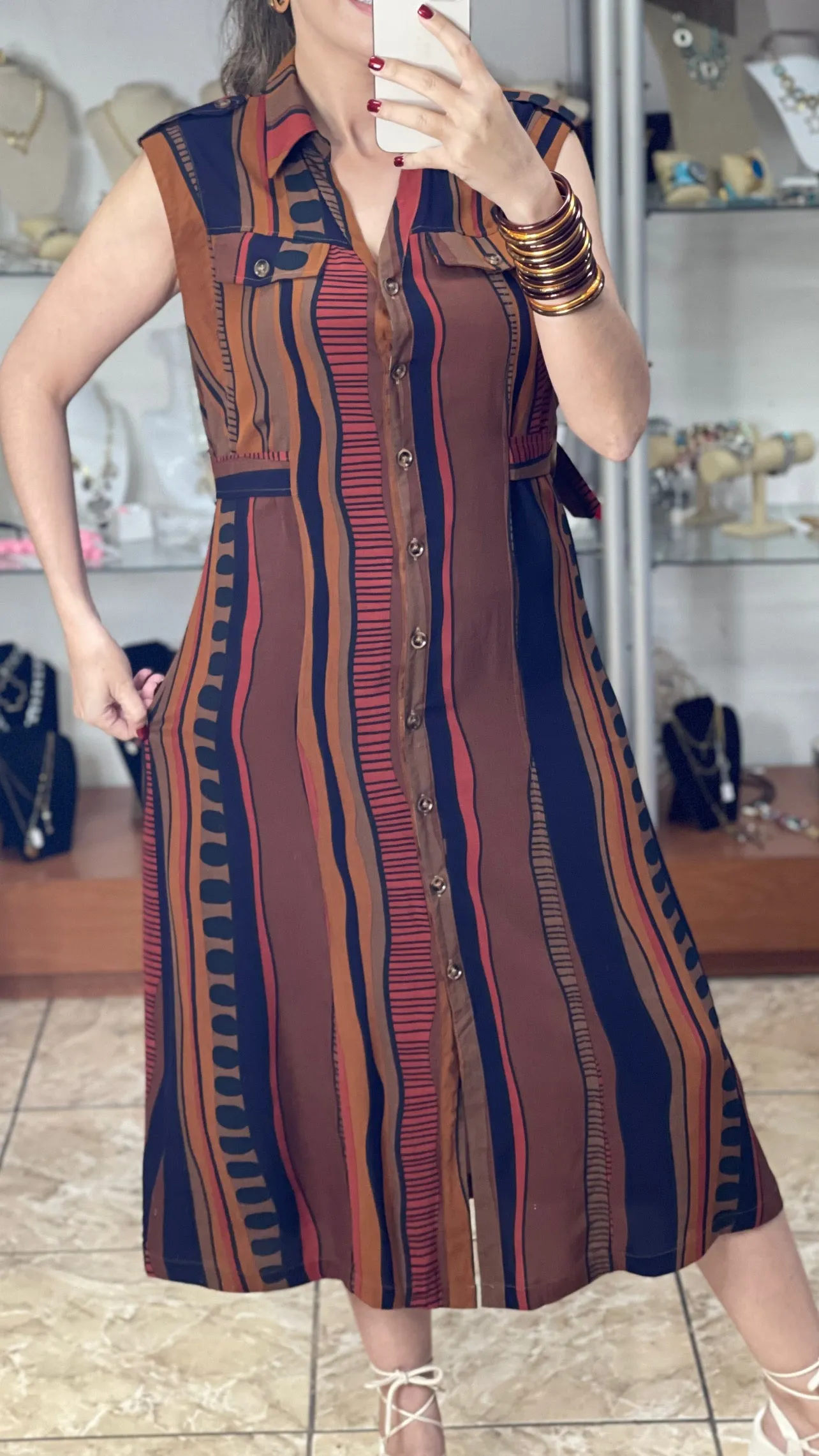 Sleeveless Midi Dress