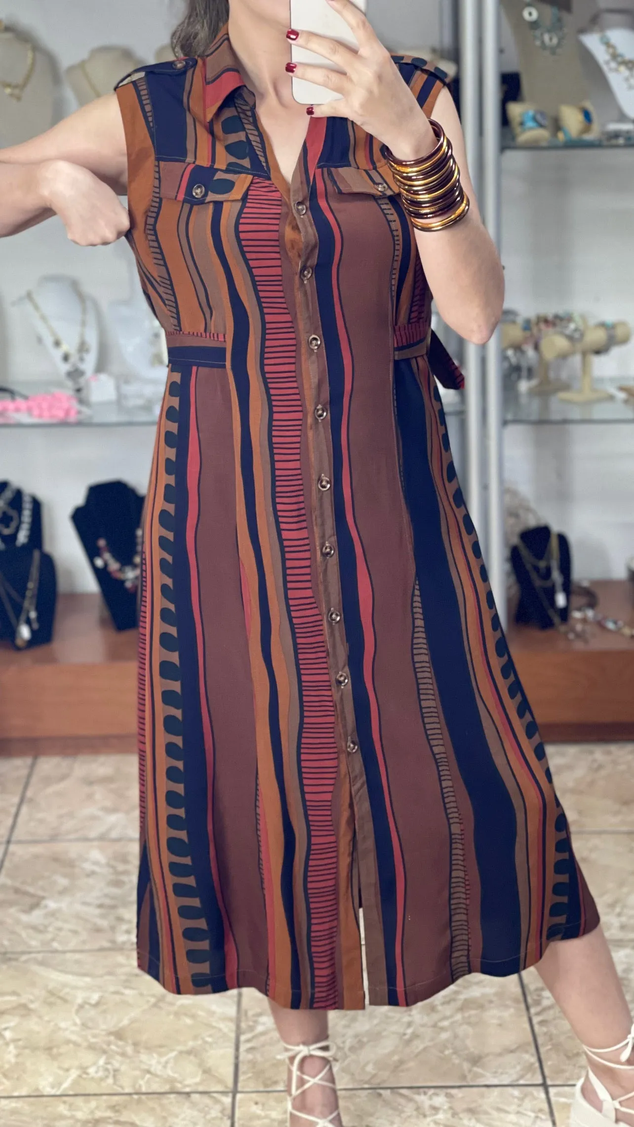 Sleeveless Midi Dress