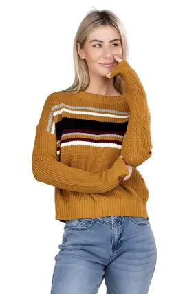 Striped Pullover Sweater