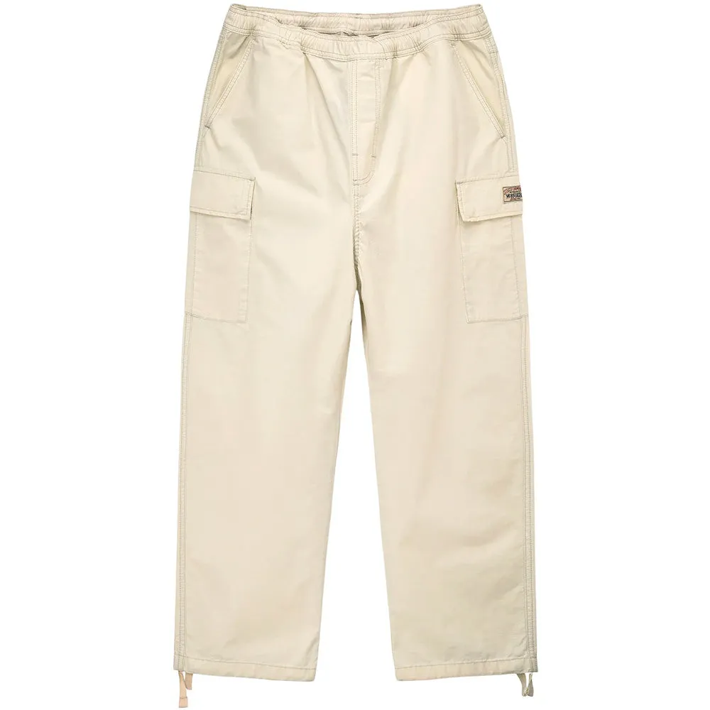 STÜSSY RIPSTOP CARGO BEACH PANT // CREAM