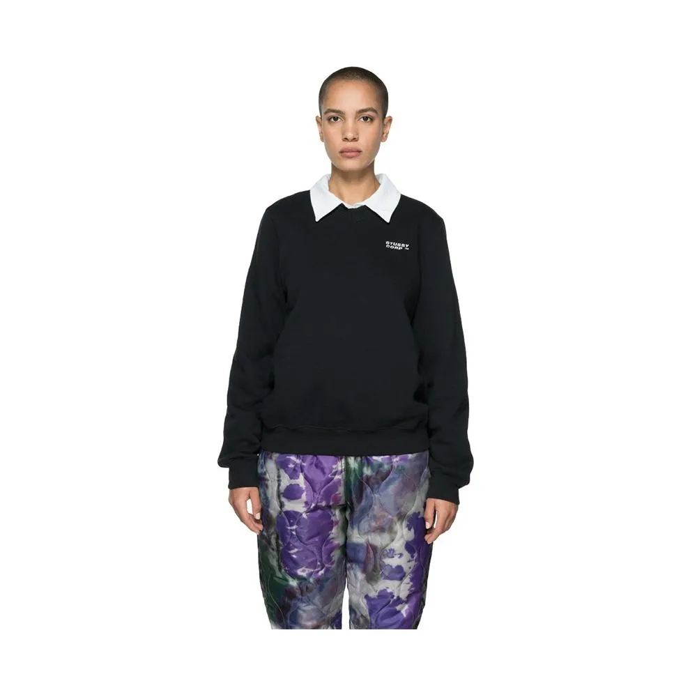 Stussy Elin V-neck Fleece Pullover Black 218062