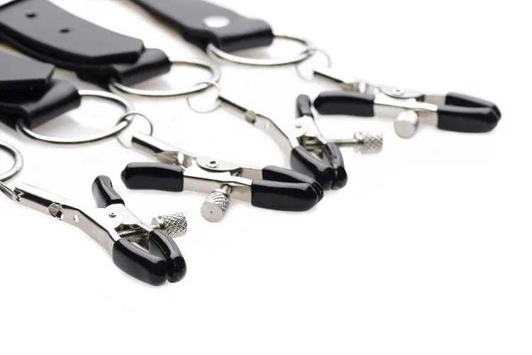 The Spread Labia Spreader Straps with Clamps