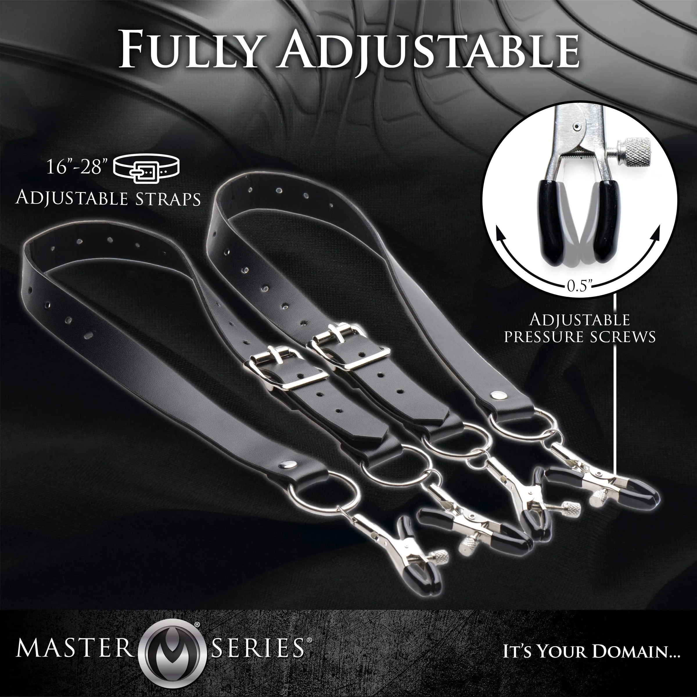 The Spread Labia Spreader Straps with Clamps