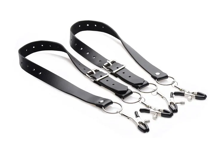 The Spread Labia Spreader Straps with Clamps
