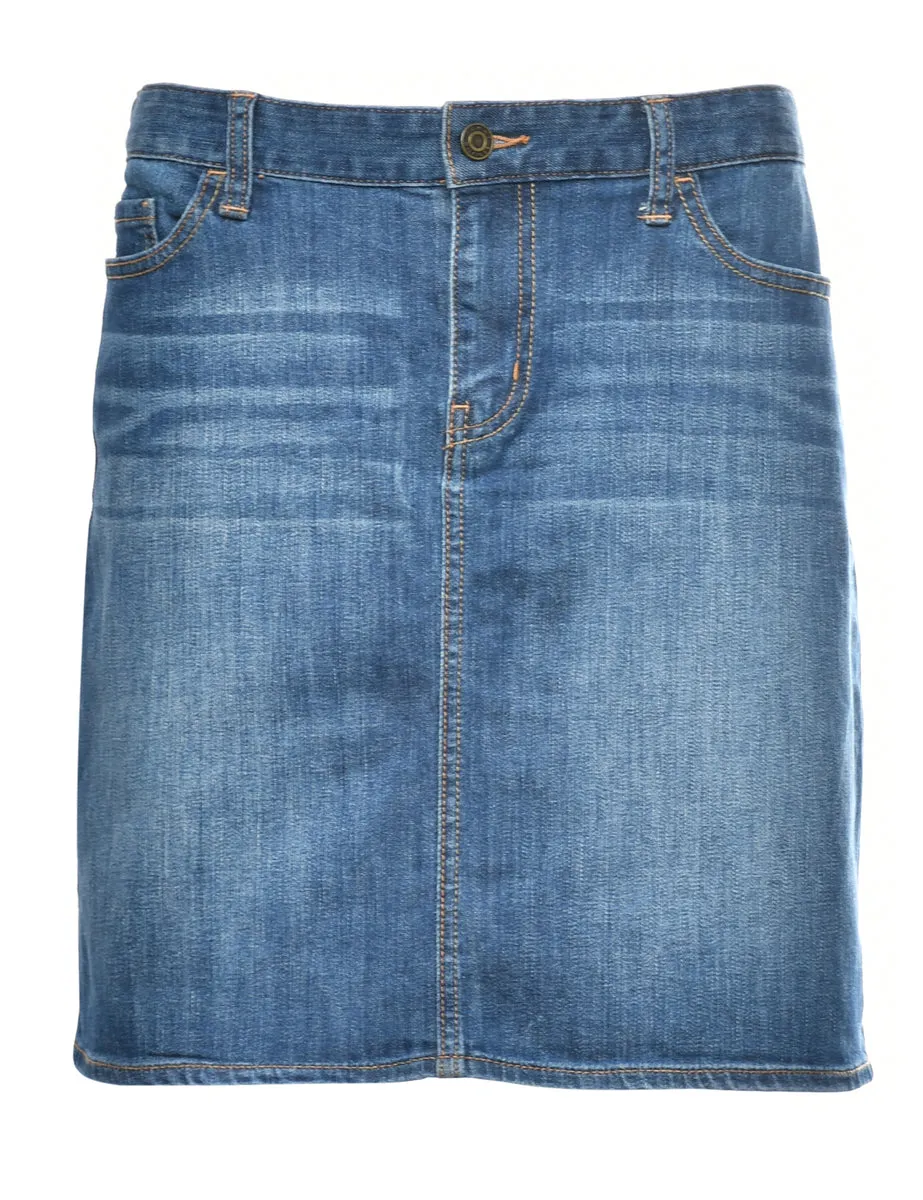 Tommy Hilfiger 1990s Denim Skirt - L