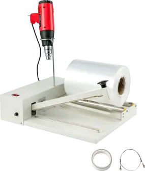 Vevor Shrink Wrap Sealer 12" Sealing Length 450W with Heat Gun New