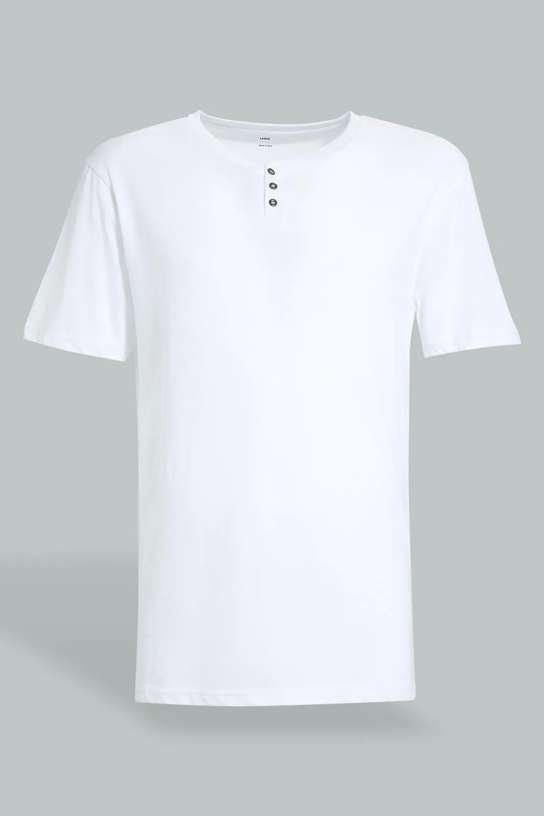 White Henley T-Shirt