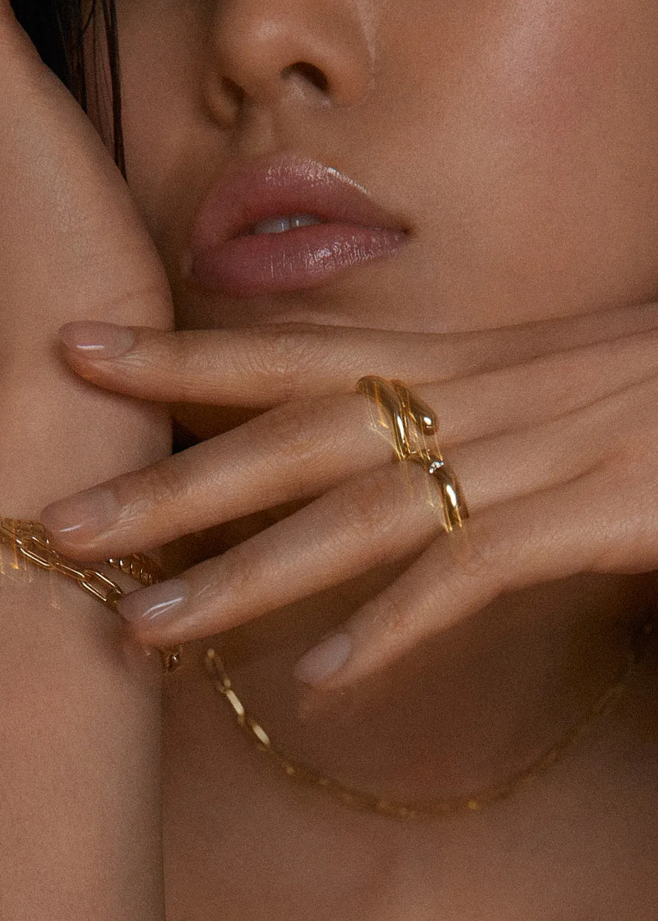 Willow Wrap Around Ring Gold