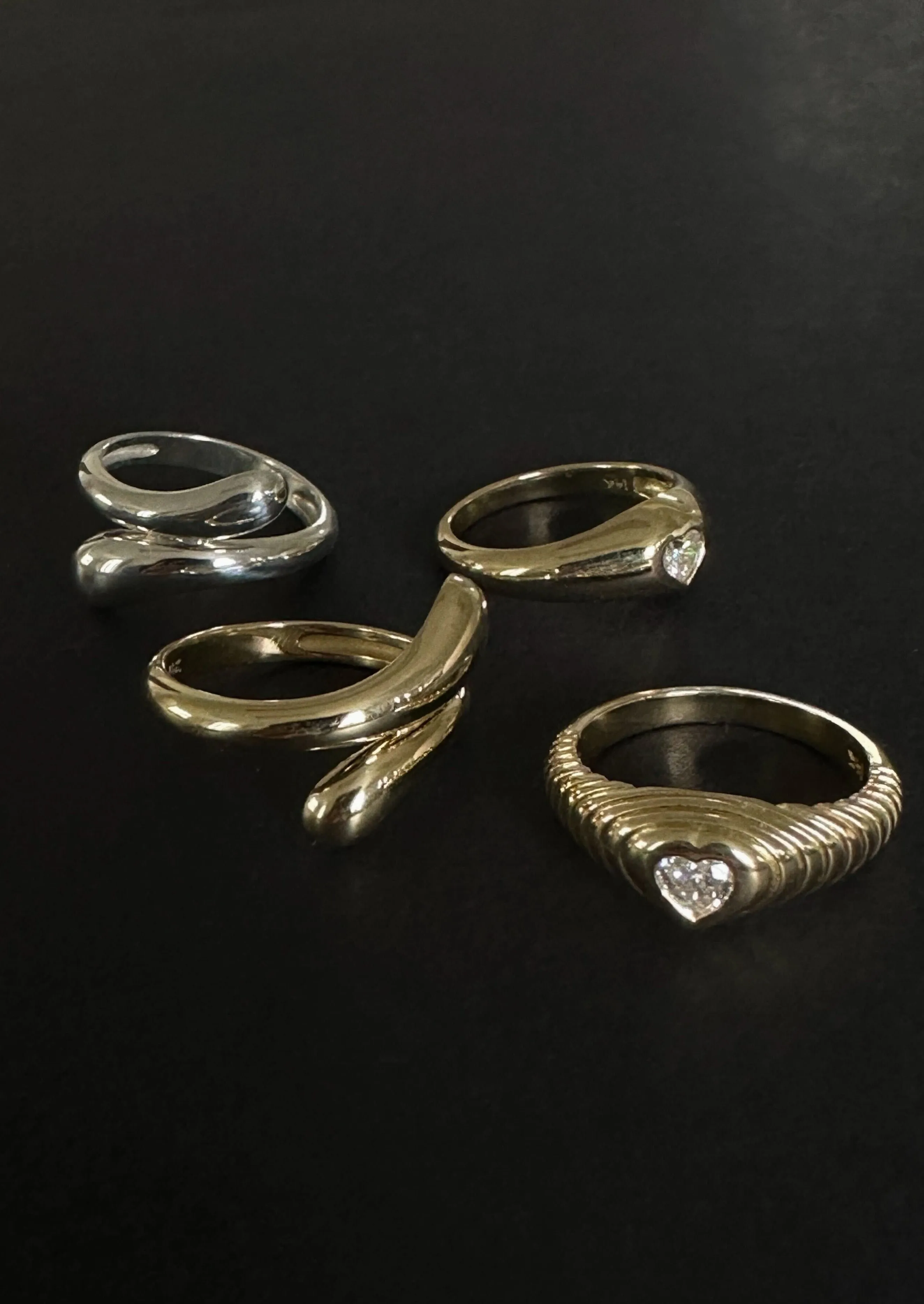 Willow Wrap Around Ring Gold