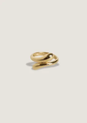 Willow Wrap Around Ring Gold
