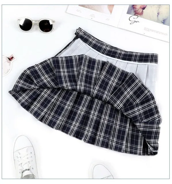 Women High Waist Pleated Skirt | High Waist Skirt | Tennis Skirt | Mini-Skirt | Girls Dance Skirt | Kawaii Skirts For Girl | School Skirts