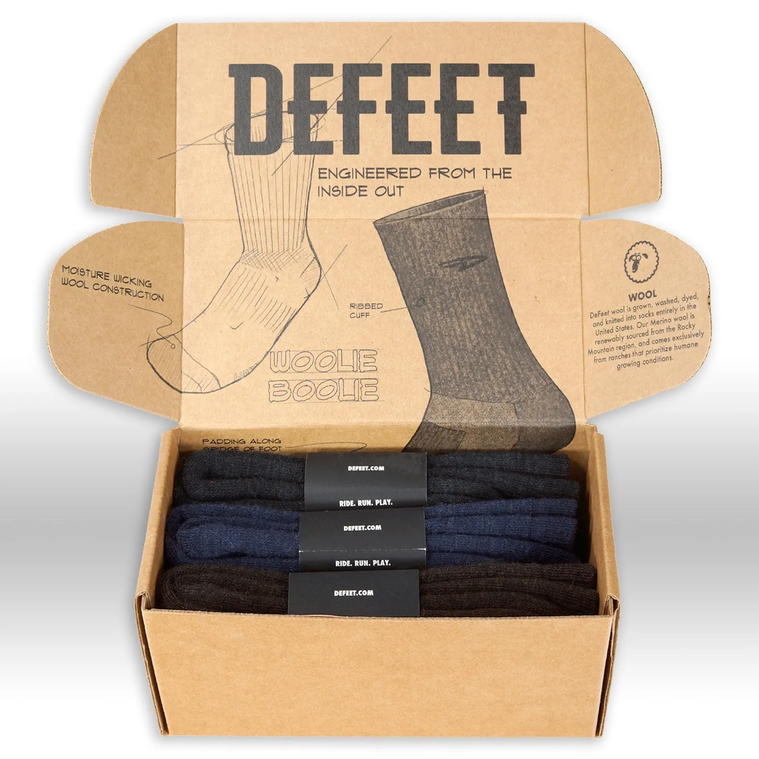 Woolie Boolie 6" 3-Pack Gift Box